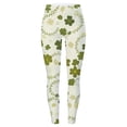 thumbnail image 4 of YUEHUA St Patricks Day Leggings for Women High Waisted Casual Shamrock Yoga Pants Irish Green Graphic Soft Stretchy Tights, 4 of 4