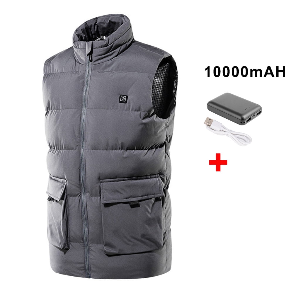 Details about   Electric Heated Jacket Waterproof Coat Winter Body Warmer Unisex Heating Outwear 