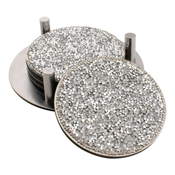 Luminous Coaster Set - Silver