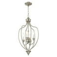 thumbnail image 4 of 4171-07-Livex Lighting-Home Basics - 4 Light Foyer in Farmhouse Style - 13 Inches wide by 26 Inches high-Bronze Finish    -Traditional Installation, 4 of 7
