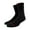 Black, variant on Thick Padded Compression Basketball Athletic Long Socks, Performance Athletic Socks