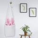 thumbnail image 5 of Contenedor de bocadillos con forma de galleta rosa, linda bolsa de lona con forma de conejito de Pascua para golosinas, 5 of 6