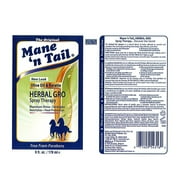 Mane n Tail Herbal Gro Hair Therapy Spray 6 oz – Leave-In Conditioning Spray with Natural Herbs & Olive Oil to Nourish, Strengthen & Fortify Hair