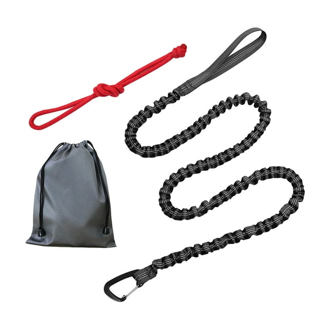Cuerda para bicicleta, correa elástica, correa elástica, que se Negro Sunnimix Cuerda de remolque para bicicletas