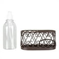 thumbnail image 2 of Home Basics Scroll Collection Soap Dispenser with Caddy, Bronze, 2 of 5