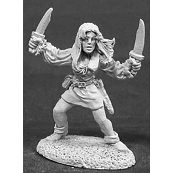 Reaper Miniatures Michelle Dancing Blade #02031 Dark Heaven Unpainted Metal