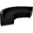 thumbnail image 1 of Flash Furniture Hercules Alon 3 Piece Reception Seating in Black, 1 of 6