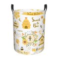 thumbnail image 1 of Fotbe Farm Bee Cute Honey Cesto de Ropa con Asas, Cesto Impermeable de Gran Capacidad, Bolsa de Lavado para Dormitorio, Cesto de Ropa con Ruedas y Asas-Small, 1 of 6