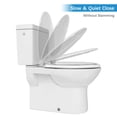thumbnail image 2 of Round Toilet Seat with Built in Potty Training Seat, Potty Training Toilet Seat for Toddlers, Magnetic Kids Seat and Cover, Slow Close and Never Loosen, Fits both Adult and Child, 2 of 9