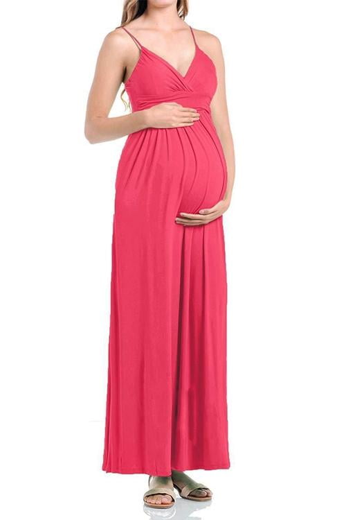 Beachcoco - Beachcoco Women's Maternity Sweetheart Party Maxi Dress (XL ...