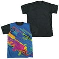 thumbnail image 2 of Nerf Neon Collage Unisex Adult Halloween Costume Sublimated T Shirt, 2 of 4