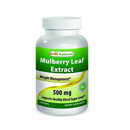 Best Naturals Mulberry Leaf Extract, 500 Mg, 120 (The Best Vitamins To Gain Weight)