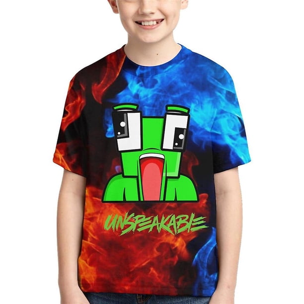 Unspeakable Impreso Niños Adolescentes Manga Corta Camisetas Tops Regalo 9-16 Años