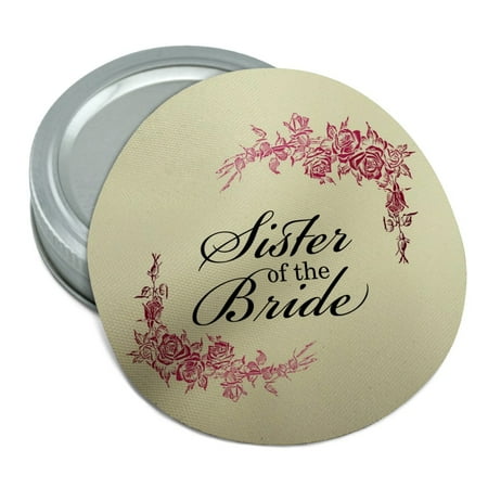 

Wedding Floral Sister of the Bride Round Rubber Non-Slip Jar Gripper Lid Opener