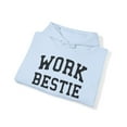 thumbnail image 4 of Work Bestie Birthday Christmas Leaving Hoodie, Gifts, Hooded Sweatshirt, 4 of 4