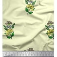 thumbnail image 1 of Soimoi Cotton Voile Fabric Leaves & Floral Block Decor Fabric Printed Yard 56 Inch Wide, 1 of 3