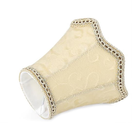 Acahhotxx Lamp Covers, 3 Pack Lamp Shades Clip On Lampshade Fabric Texture Soft Lighting Decors Elegant Lighting Accessories for Lighting