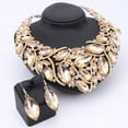thumbnail image 2 of African Beads Jewelry Sets For Women Accessories Wedding Bridal Crystal Pendant Statement Necklace Earring Jewelry Set, 2 of 6