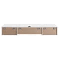 thumbnail image 4 of Modway Render Wall Mount Wood Office Desk in White, 4 of 10