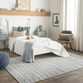 thumbnail image 2 of BoutiqueRugs Harput Farmhouse Moroccan Geometric Runner Rug - Boho Aztec Tribal Carpet for Hallway, Kitchen - Gray, Light Gray, White - 2'7" x 12' Runner, 2 of 19