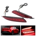 thumbnail image 3 of Car Rear Bumper Light, IP65 Waterproof Shockproof LED Red Lens Bumper Brake Lamp 2PCS  for Repair, 3 of 7