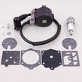 thumbnail image 1 of Ignition Coil Spark Plug For Stihl 015 015AV 015L Carburetor Repair Rebuild Kit, 1 of 6