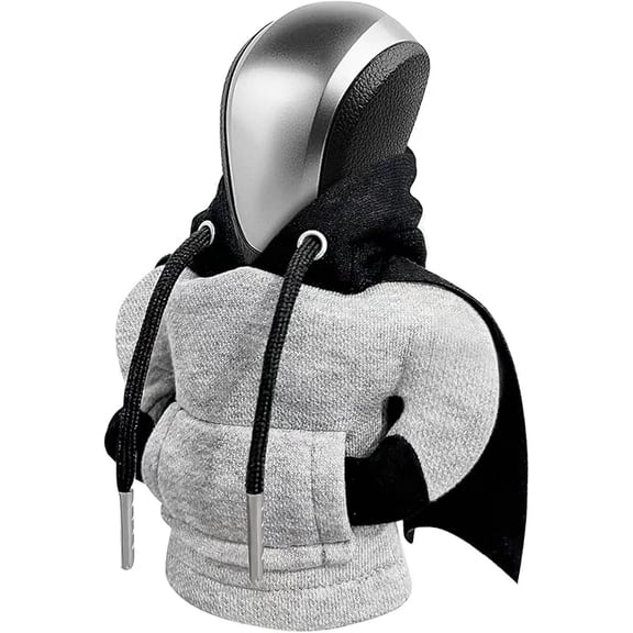 Shifter Hoodie for Car Shift Knob Cover Cute Shift Stick Hoodies Car Accessories Automotive Interior Decor for Women for Men - Bat