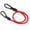 Red, variant on Yammee Rubber Tensioner with Carabiner Hook, Bungee Cord Expander with Hook, Tensioning Luggage Strap with Carabiner, in 3 Size