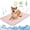 Pink, variant on Katieovy Summer Dog Cooling Mat for Large Dog,28 x 20 inch Cooling Mat for dogs,Portable Washable Dog Pad,Pink