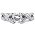 thumbnail image 2 of Pompeii 1/2ct Twist Diamond Ring Setting 14K White Gold (G/H,I1), 2 of 3