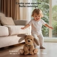 thumbnail image 2 of Cachorro Perro Robot Peluche Canta Mueve Orejas Baila - Perro - Marrón, 2 of 10