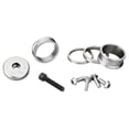 thumbnail image 2 of Wolf Tooth Headset BlingKit - 3, 5,10, 15mm Spacers, Top cap with Integrated 5mm Spacer, Raw Silver, 2 of 2
