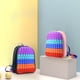 thumbnail image 3 of Silicona Push Bubble Toy Mochila Bolsa De Almacenamiento Autismo Necesidades Especiales Sensorial Stress Reliever Toy Para Niños Guardurnaity AP008127-03, 3 of 6
