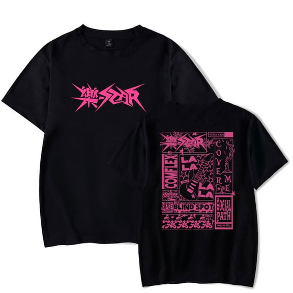 Stray Kids T-Shirt Rock Star Merch Tee Summer For Women/Men Kpop Short Sleeve Tshirt Streetwear