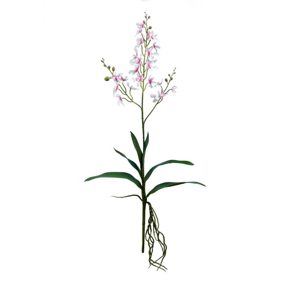 Vickerman 30" Artificial Mini Pink and White Orchid Spray. Includes 3 sprays per pack.
