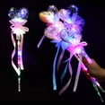 thumbnail image 4 of Bangcool 6PCS Light Stick Ball Star Heart Shape LED Light up Stick Party Stick for Kids, 4 of 10