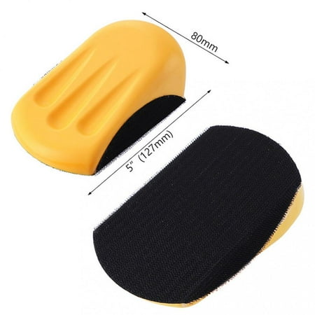 

Doublelift Well Fitting Hand Sanding Block 127Mm Da Discs Flattening 5 Hook Loop Rubber Daily