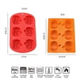 thumbnail image 4 of Halloween Silicone Mold Tray Pan For Baking 3D Pumpkin Shape Soap Home Kitchen Cake Decoration For Party Gift Handmade Soap Molds, 4 of 6