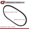 thumbnail image 4 of Correa de transmisión V-Belt Unique Bargains para Honda Activa 125 Lead 90cc motocicleta, 4 of 7