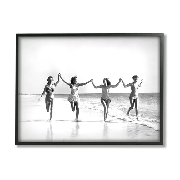Stupell Industries Vintage Summer Joy Nature Photography Black Framed Art Print Wall Art, 14 x 11