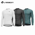 thumbnail image 2 of Ropa de ciclismo de manga larga para hombre LAMEDA Ropa de ciclismo profesional de color sólido para primavera y otoño Ropa de ciclismo de carretera, 2 of 5