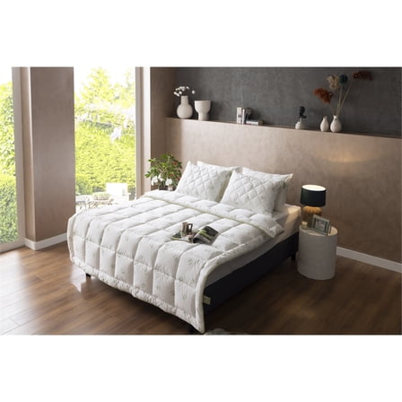 Duvetta Bamboo Comforter with Cotton Fabric Cover All Season Duvet Queen
