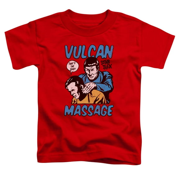 Star Trek Massage Toddler T-Shirt Red