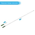 thumbnail image 4 of Unique Bargains 1.4M/4.6ft Telescopic Handheld Flagpole,2Set Pointer Stick w Sponge Handle Green, 4 of 8