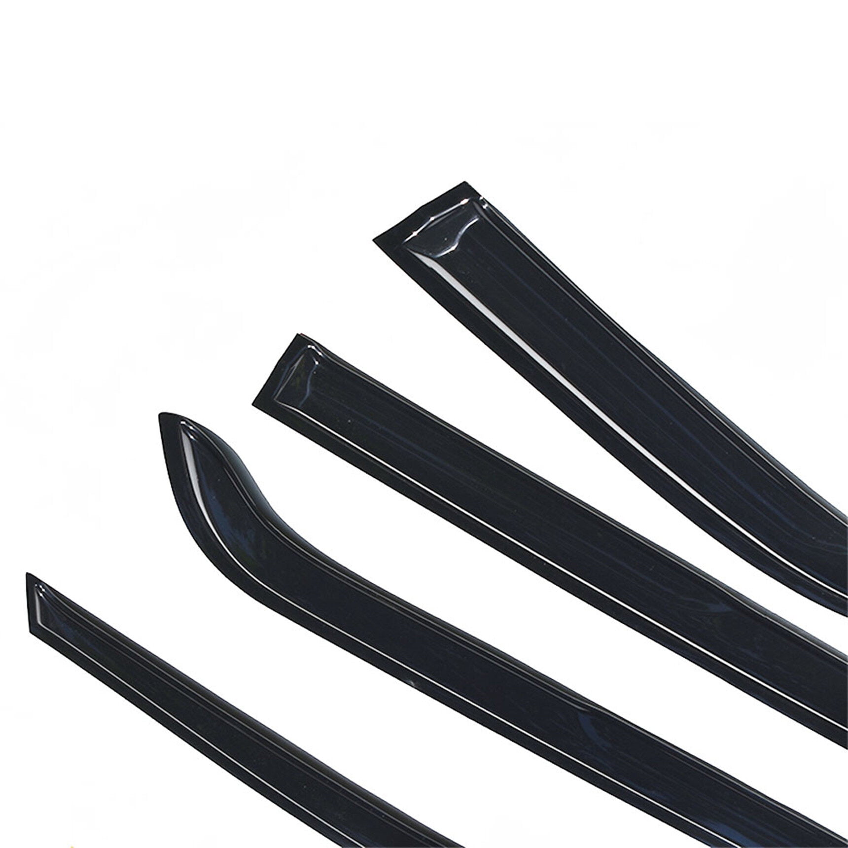 Genrics 4 Pieces Smoke Sun Wind Rain Guard Vent Shade Reflector Window Visors Replacement for Ford 2011-2019 Explorer