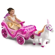 Disney Princess Girls’ Royal Horse and Carriage Girls’ Ride-On Toy by Huffy