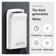 thumbnail image 2 of 1800W Automatic Jet Hand Dryer With Vertical Slim Double For Commercial Wall Mounted Electric Fast Drying For Toilet ,High-Speed Drying, 2 of 7