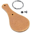 thumbnail image 3 of Leather Key Fob Kit - London Tan Leather (8-9oz) - Rivet (Black) - Key Ring (Nickel) - (15 Pack) - 15-Pack (London Tan)(Black), 3 of 5
