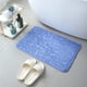 thumbnail image 1 of pstuiky Alfombra de entrada gruesa de terciopelo coral con relieve, tapete para baño, almohadilla absorbente de agua, antideslizante, 40 x 60 cm, 1 of 2