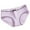 Purple, variant on Riecok Briefs for Women High Waist Stretch Plus Size Breathable Soft Comfortable Briefs Pink XL